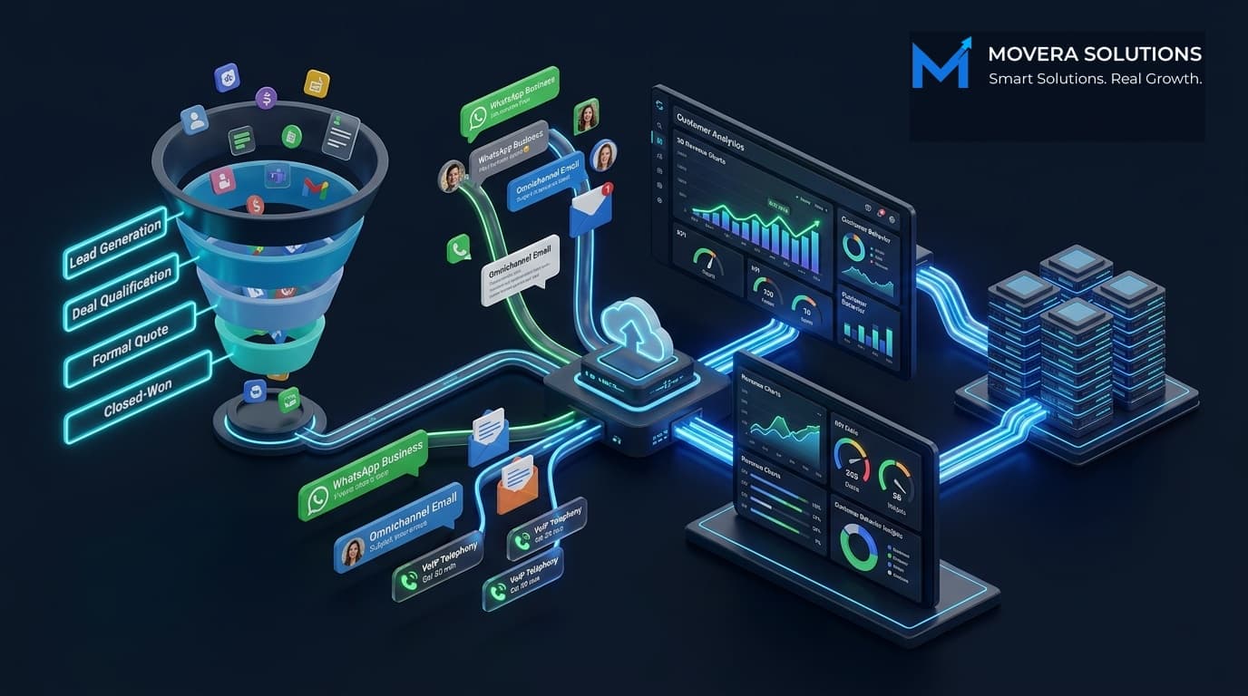 دليل اختيار نظام CRM للشركات في 2026: كيف تبني مسار مبيعات مؤتمت وتربط الواتساب بدون رسوم مستخدمين باهظة؟